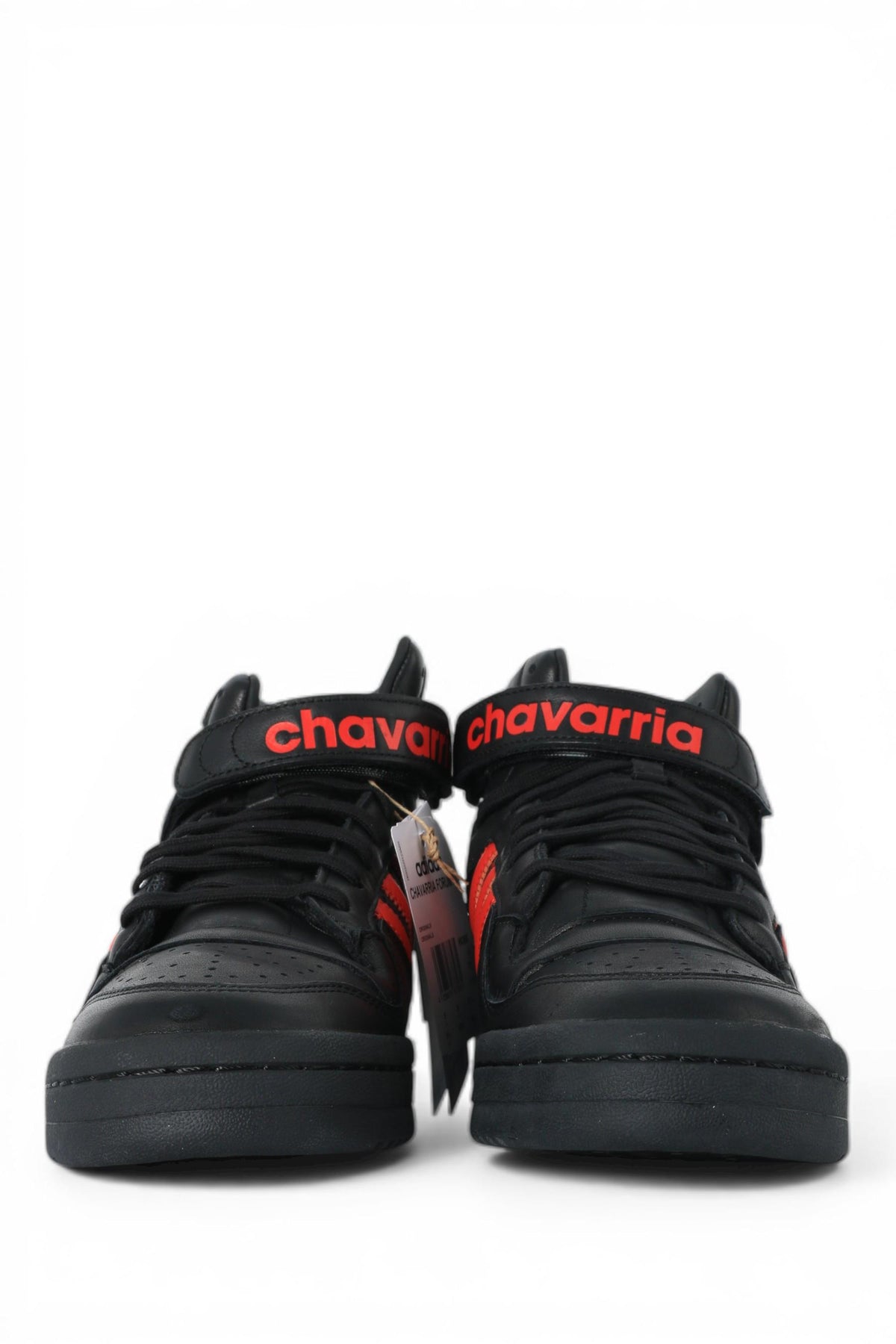 WILLY CHAVARRIA Adidas x Willy Chavarria Forum 84 Hi Black Red High-Top Sneakers