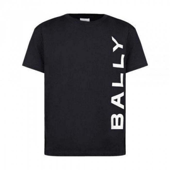 BALLY Logo Print Short Sleeve T-Shirt MJE05CCO018 U546