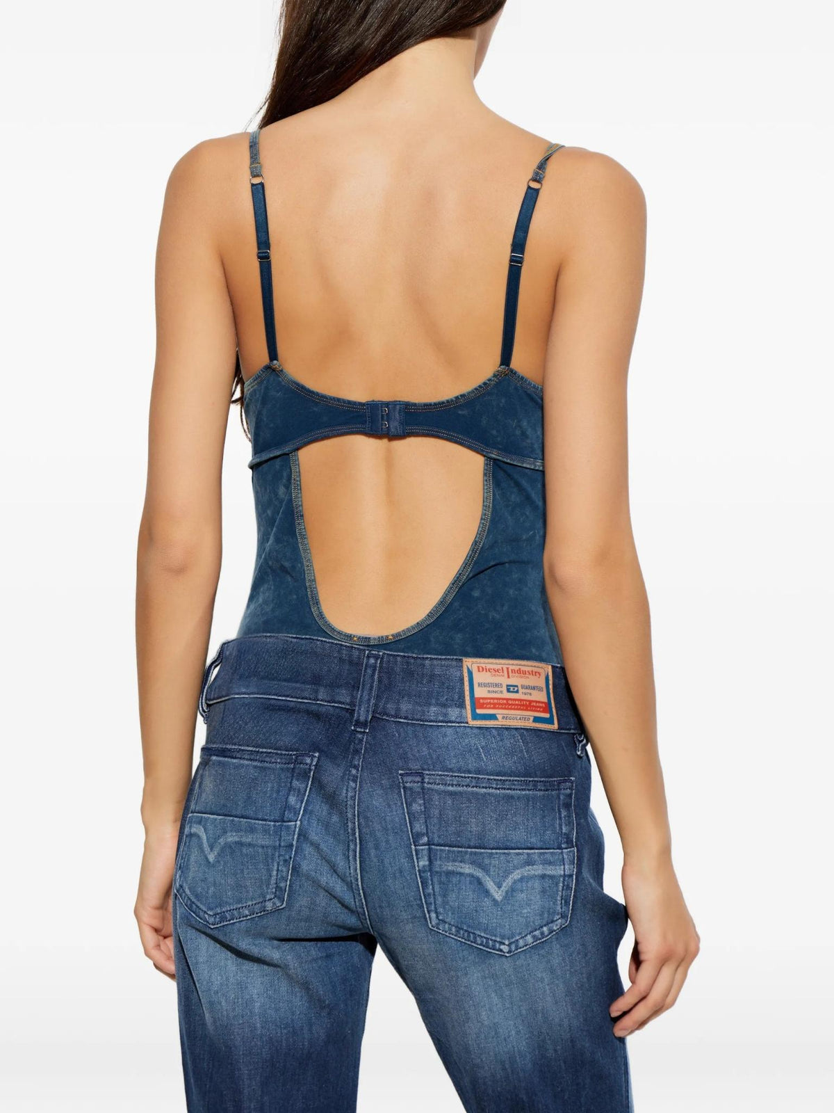 DIESEL Black Monokini One-Piece Swimsuit