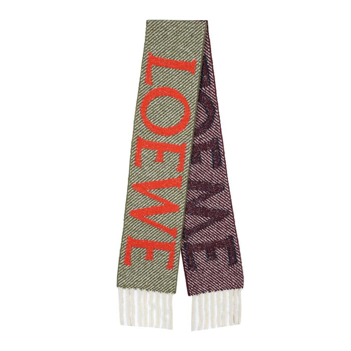 LOEWE Women’s Alpaca Wool Scarf/Muffler Beige