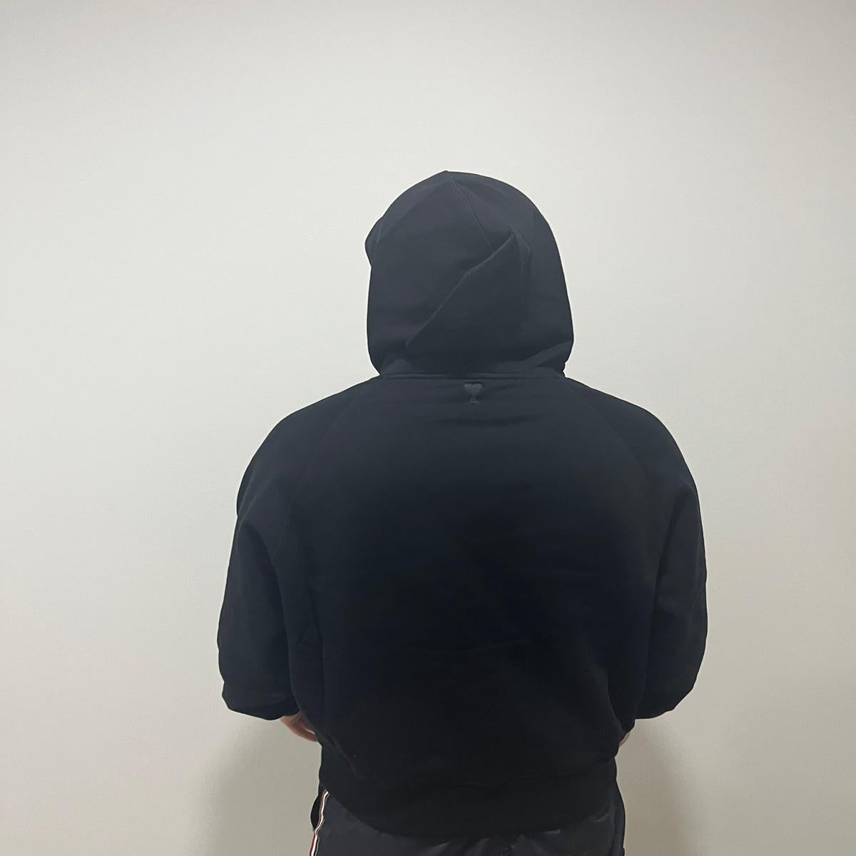 AMI Unisex Cotton Logo Hoodie USW224 747 001