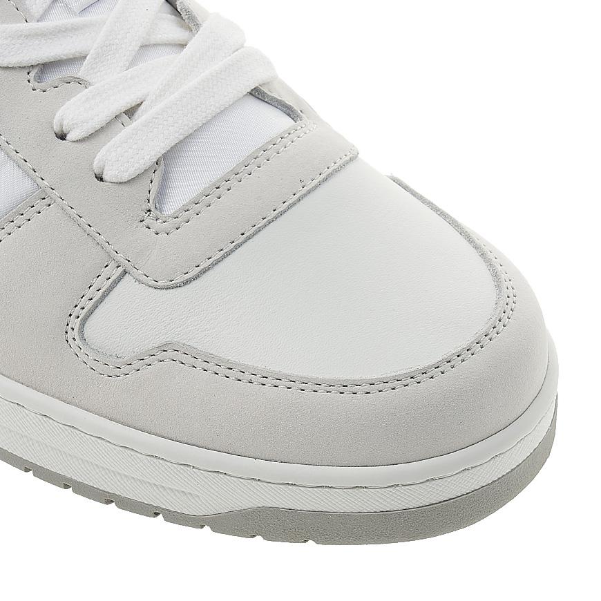 PRADA Men’s Downtown Low-Top Sneakers White Leather