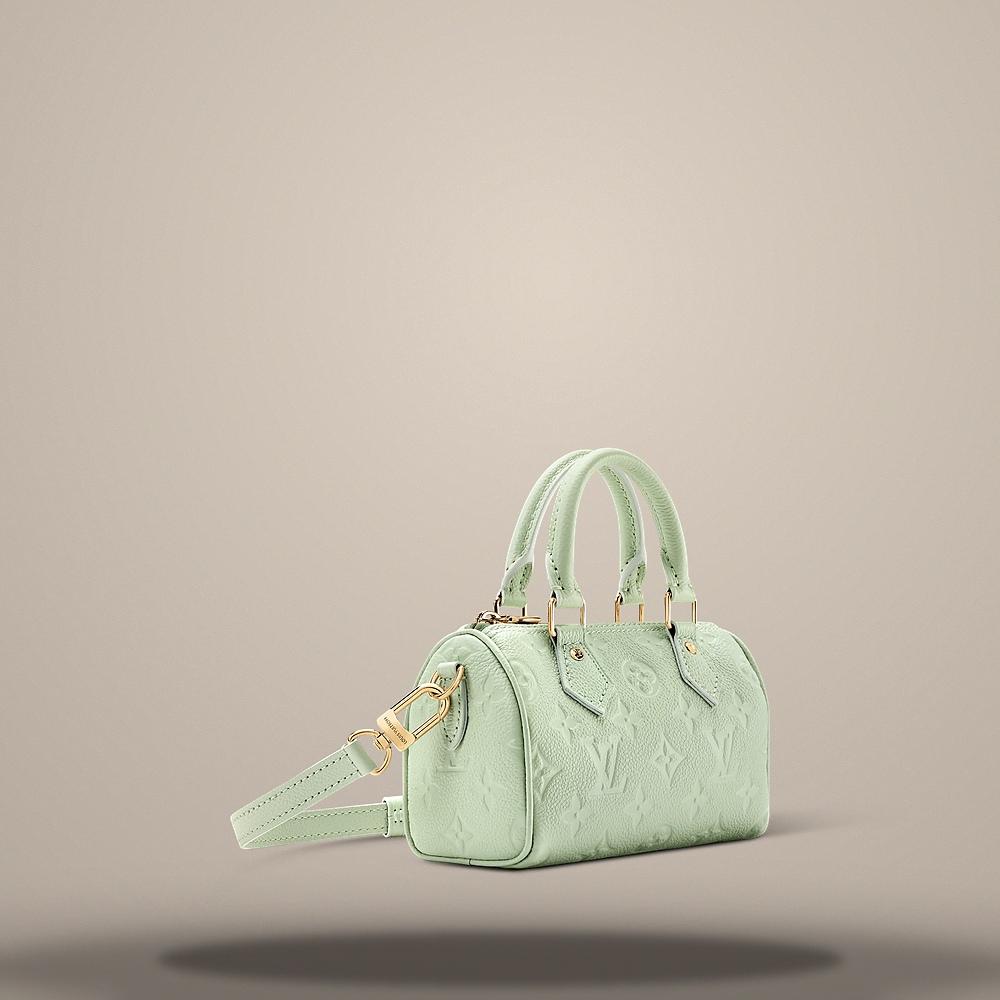 Louis Vuitton Nano Speedy Mint Crossbody Bag M2A387