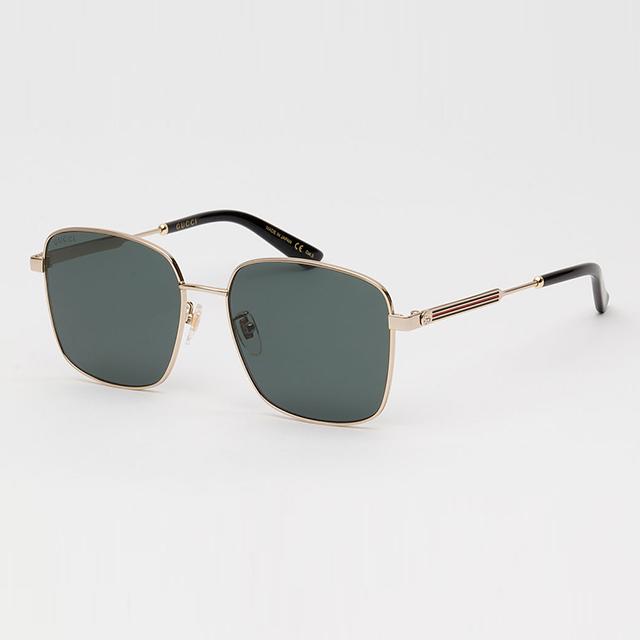 GUCCI Black Square Sunglasses Asian Fit Unisex