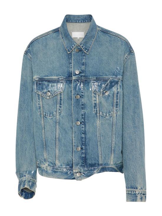 Maison Margiela Blue Denim Jacket Men’s Classic Trucker Style