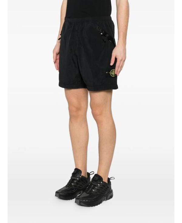 STONE ISLAND Nylon Metal Econyl Shorts Men’s Black