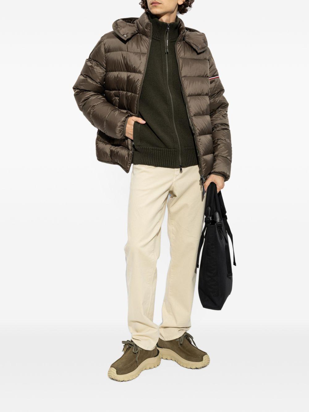 Moncler Navy Down Puffer Jacket for Men
