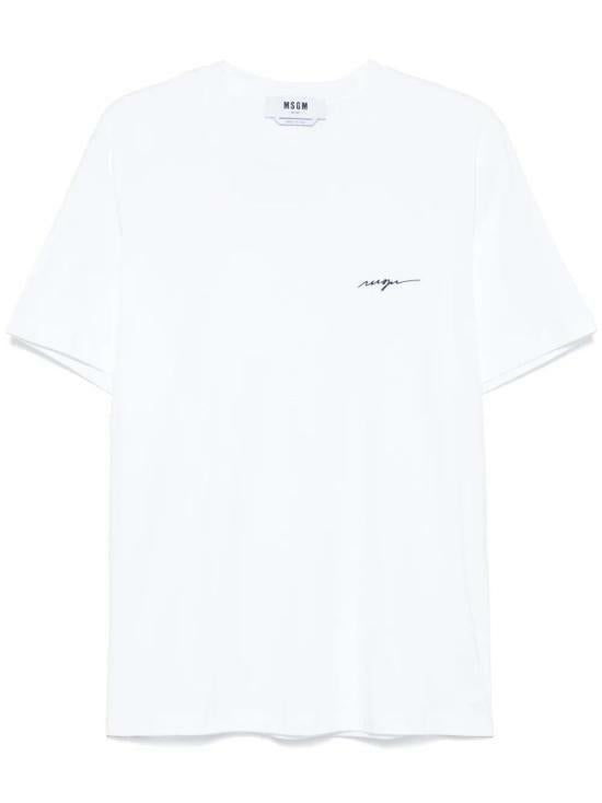 MSGM Small Logo T-Shirt for Men 3840MM141 257002 01