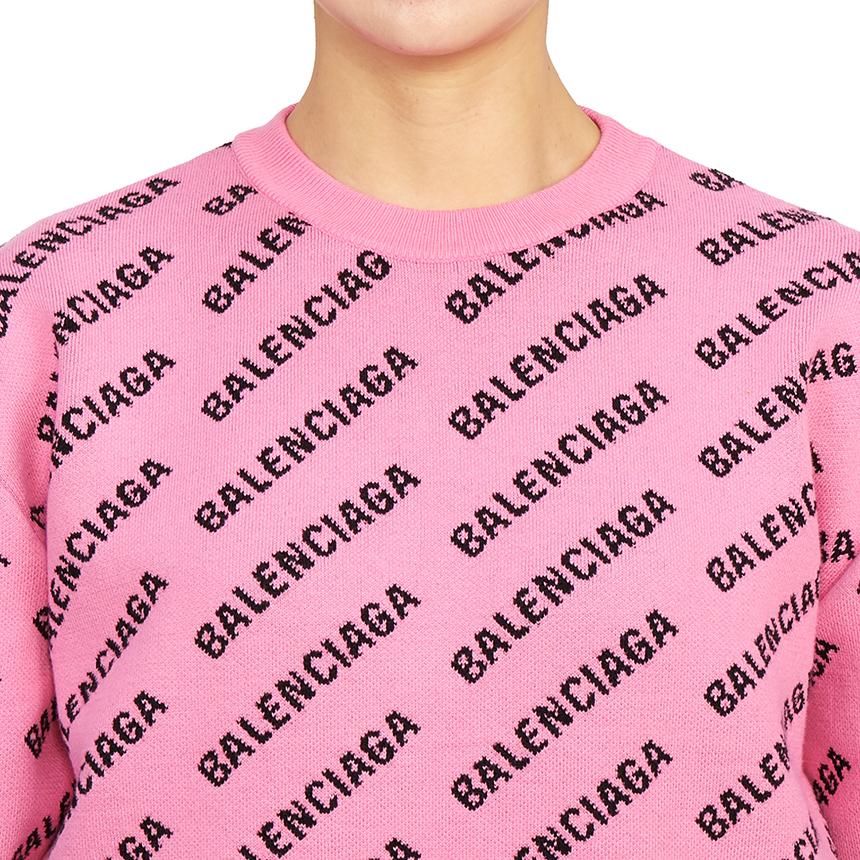 BALENCIAGA Women’s Round Neck Knit Sweater
