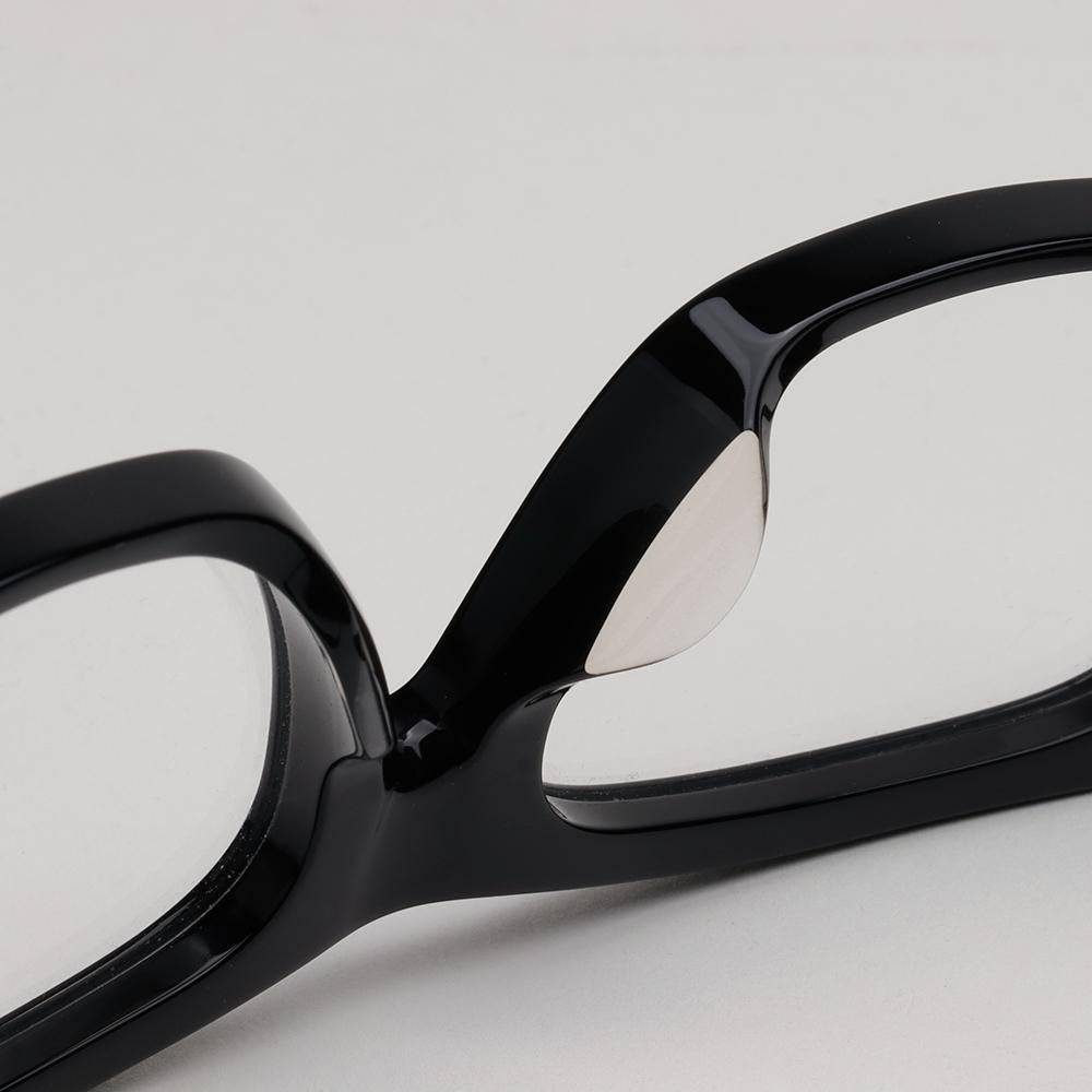CELINE Black Thick Square Acetate Eyeglasses Asian Fit Unisex CL50011F 001