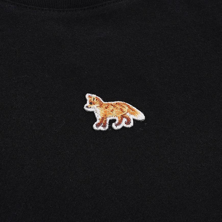Maison Kitsune Baby Fox Logo Short Sleeve T-Shirt for Women