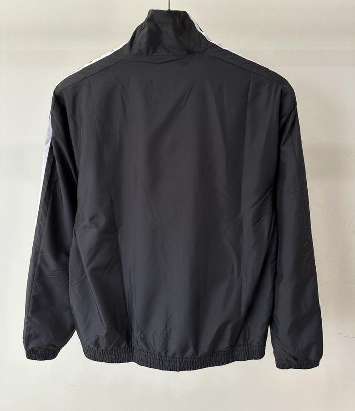 Adidas Black Windbreaker Bomber Jacket Mens IX1349
