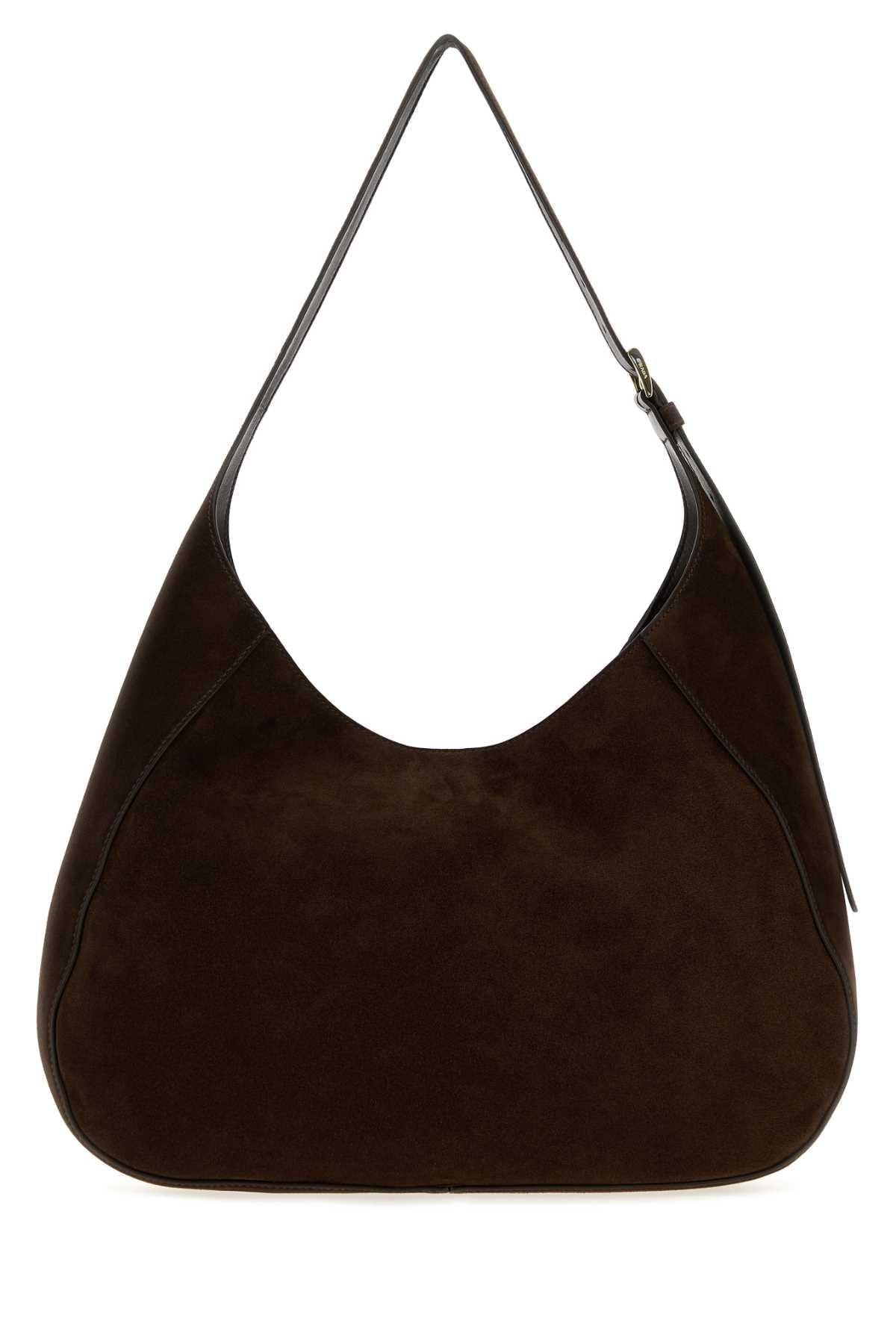PRADA Black Leather Shoulder Bag