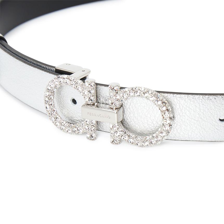Ferragamo Women’s Reversible Leather Belt Pre-Cut 23B727 0746845