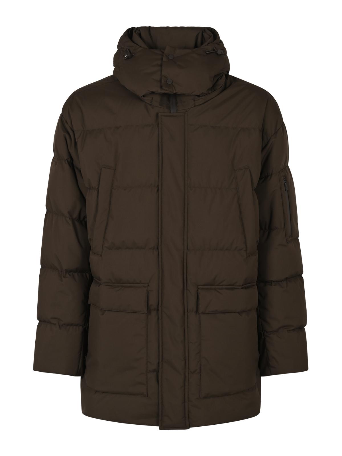 Herno Black Lightweight Down Puffer Jacket for Men