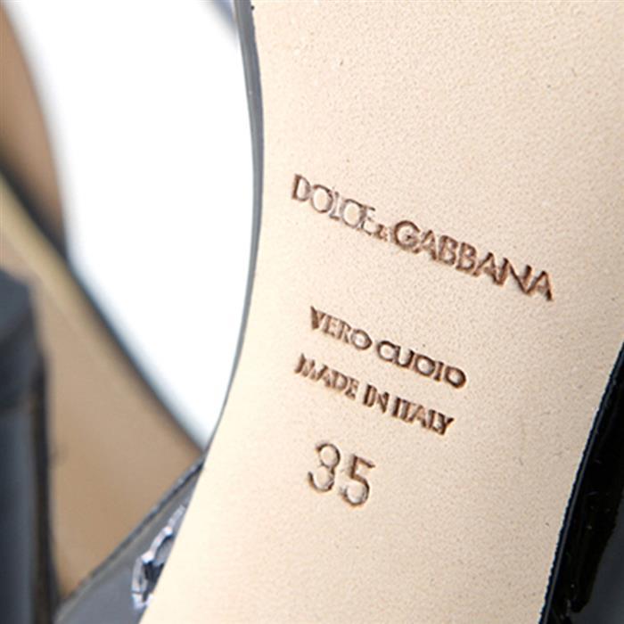 Dolce&Gabbana Black High Heel Sandals for Women