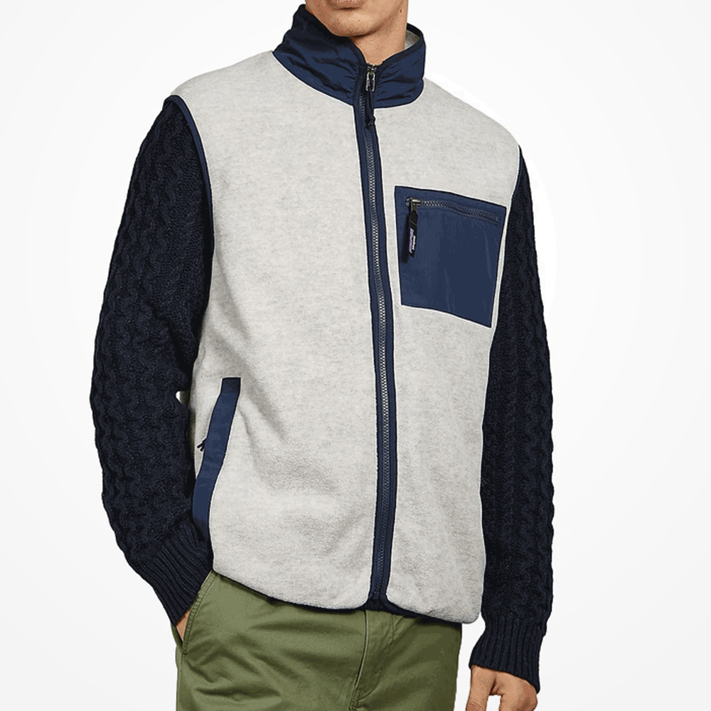 patagonia Men’s Synchilla Fleece Vest Oat Ivory 23011 OAT