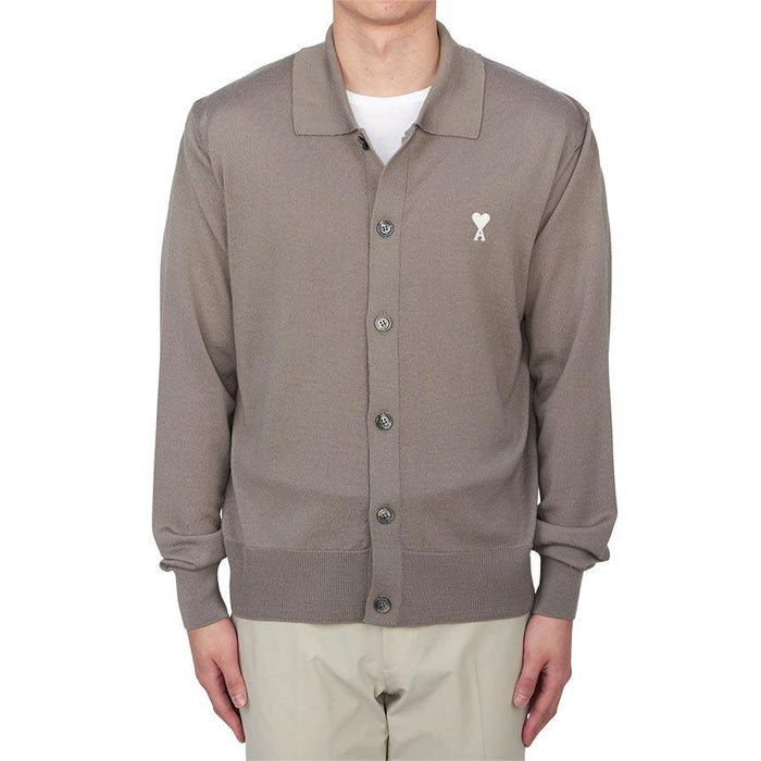 AMI Men’s Collar Cardigan HKC221 KN0025 0952