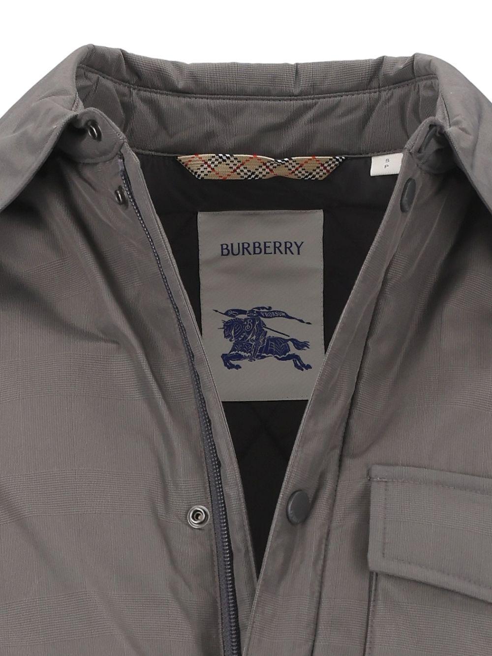 BURBERRY Brown Cotton Zip-Up Jacket for Men