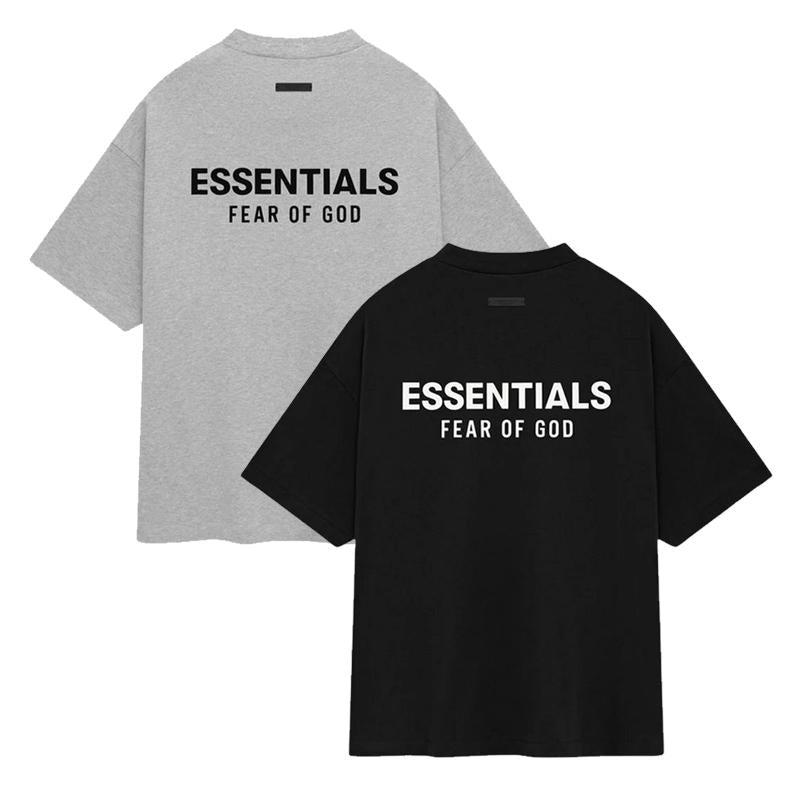 Fear of God Essentials Jersey Back Logo Crewneck T-Shirt Black