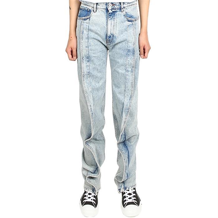 Y PROJECT Banana Denim Jeans for Men WJEAN38S23 ICE BLUE