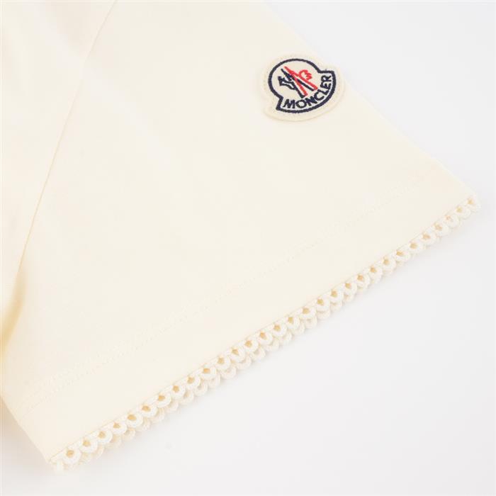 Moncler Logo Patch Cotton Short Sleeve T-Shirt