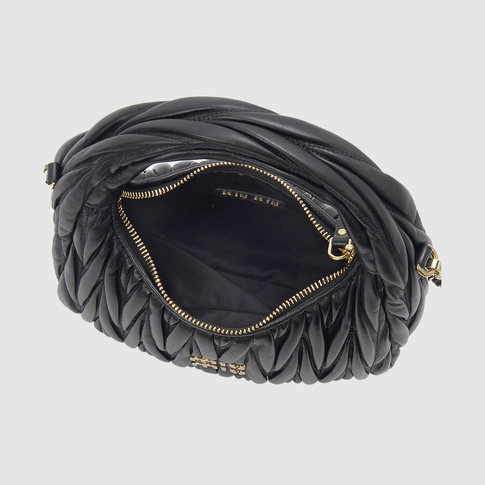 Miu Miu Matelassé Nappa Leather Shoulder Bag