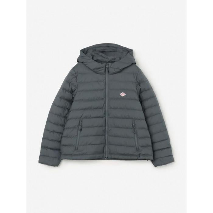 DANTON Hooded Down Jacket for Women DTA0563 NRP MGREY