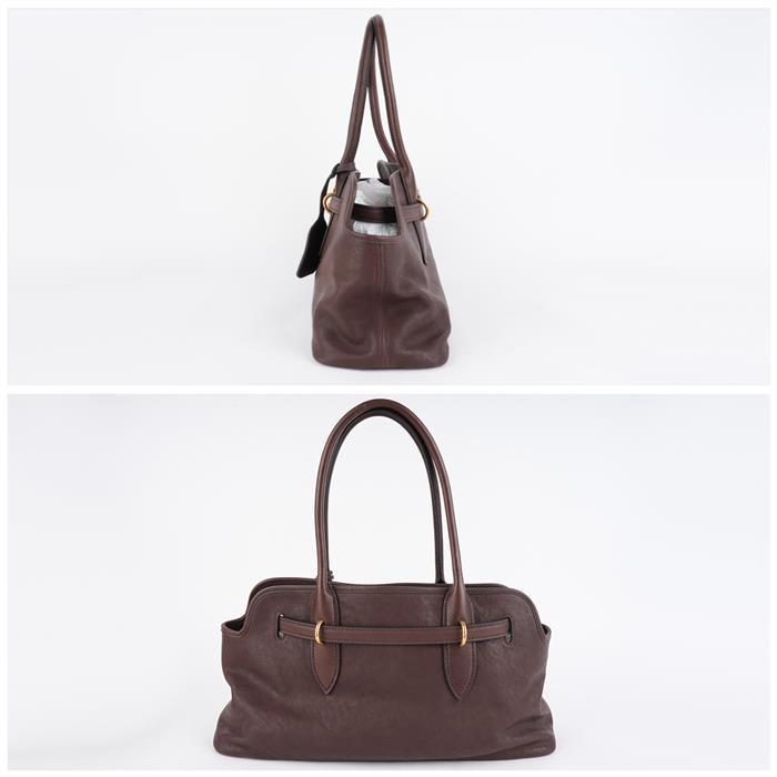 Miu Miu Avantgarde Nappa Large Tote Bag Navy Leather