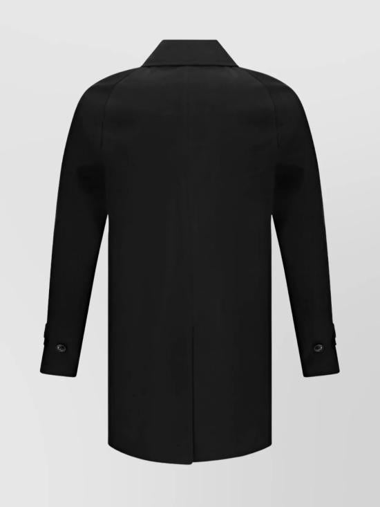 BURBERRY Men's Wool Trench Coat 8079392 BLACK DOM