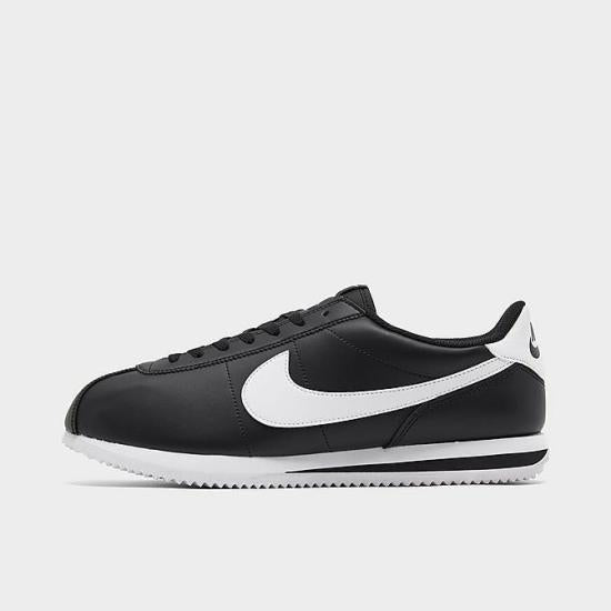 Nike Cortez Leather Sneakers Black White