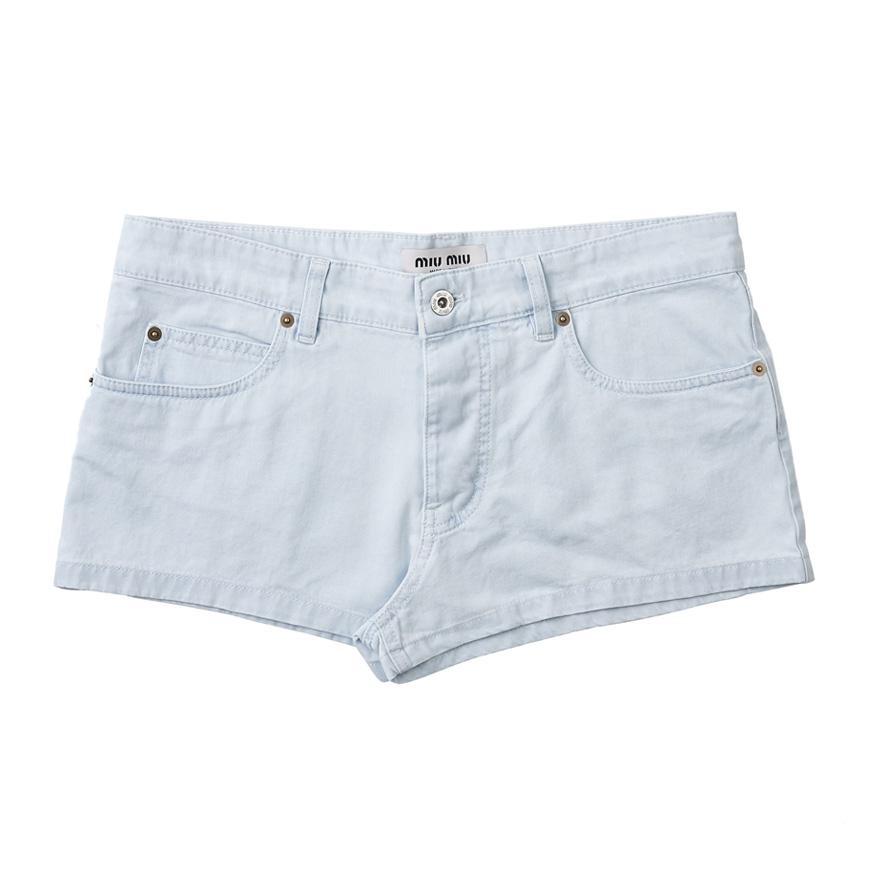 Miu Miu Women's Denim Shorts GWP457 12V7 F0076