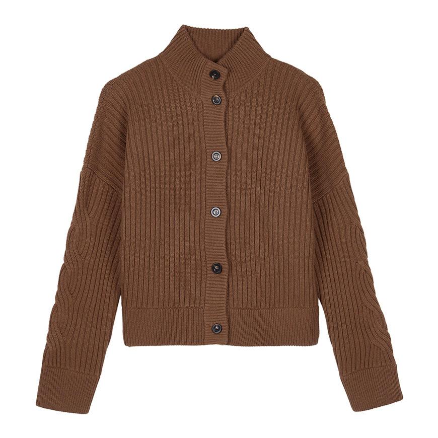 Max Mara AFELIO Wool Blend Cardigan for Women, Beige