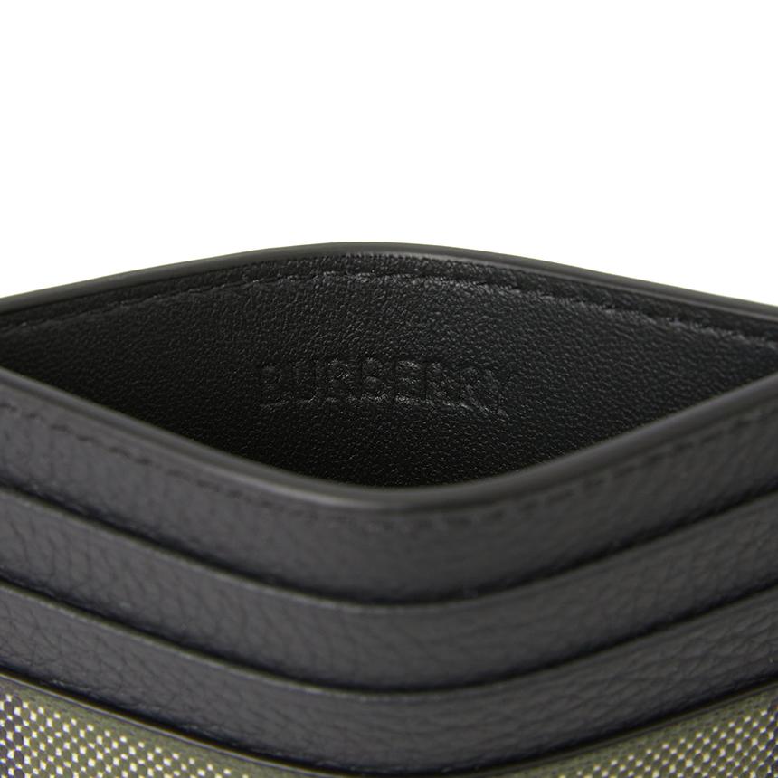 BURBERRY Check Leather Men’s Card Holder 8118835