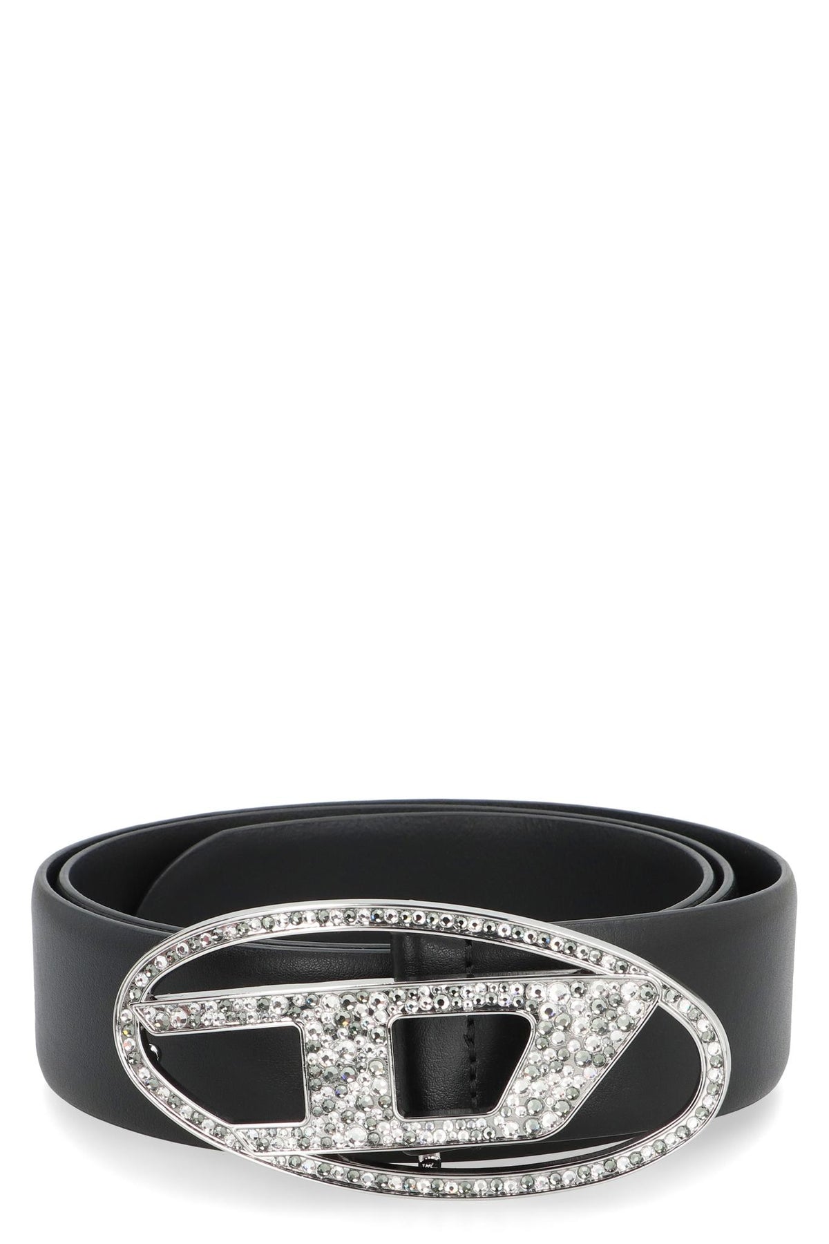 DIESEL Black Leather Belt