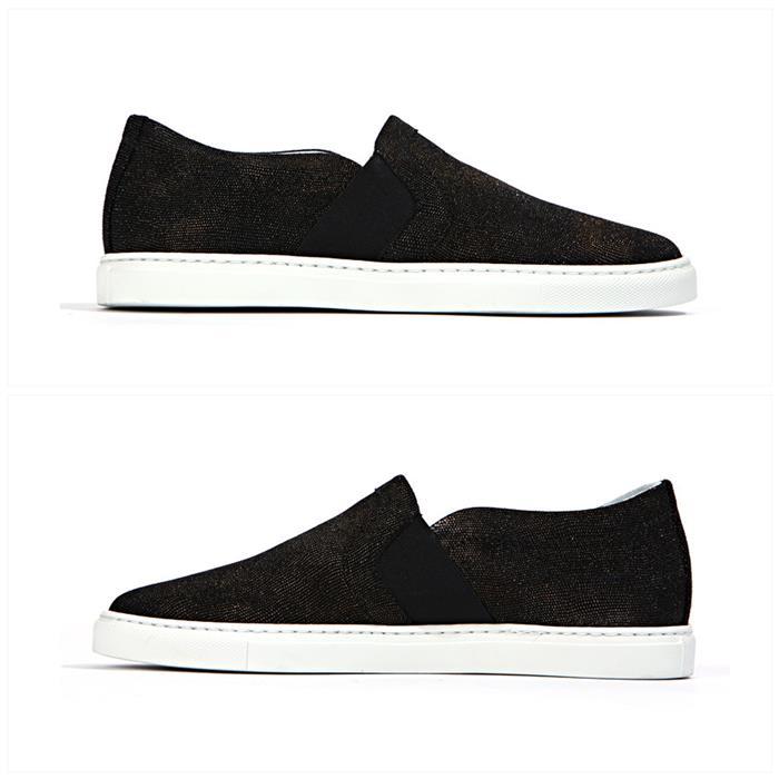 Lanvin Glitter Velvet Slip-On Sneakers FW SKBSL5 DUSA E15 10