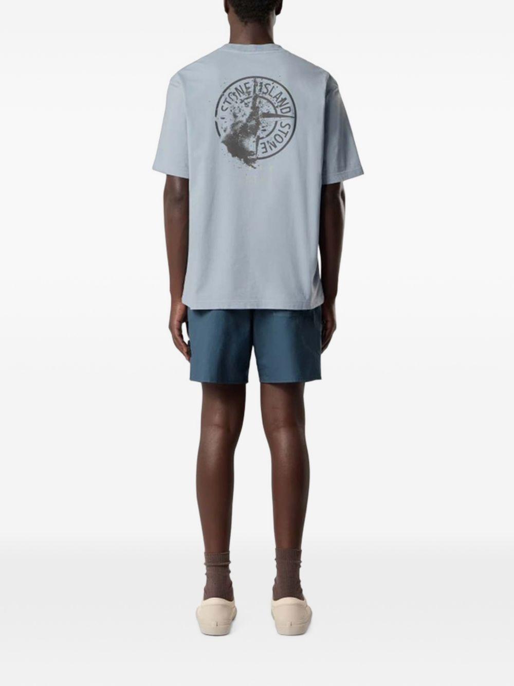 STONE ISLAND Short Sleeve T-Shirt FW26 Green Cotton Men’s Top