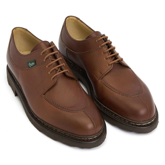 PARABOOT Avignon Leather Derby Shoes for Men 705111 LIS MARRON