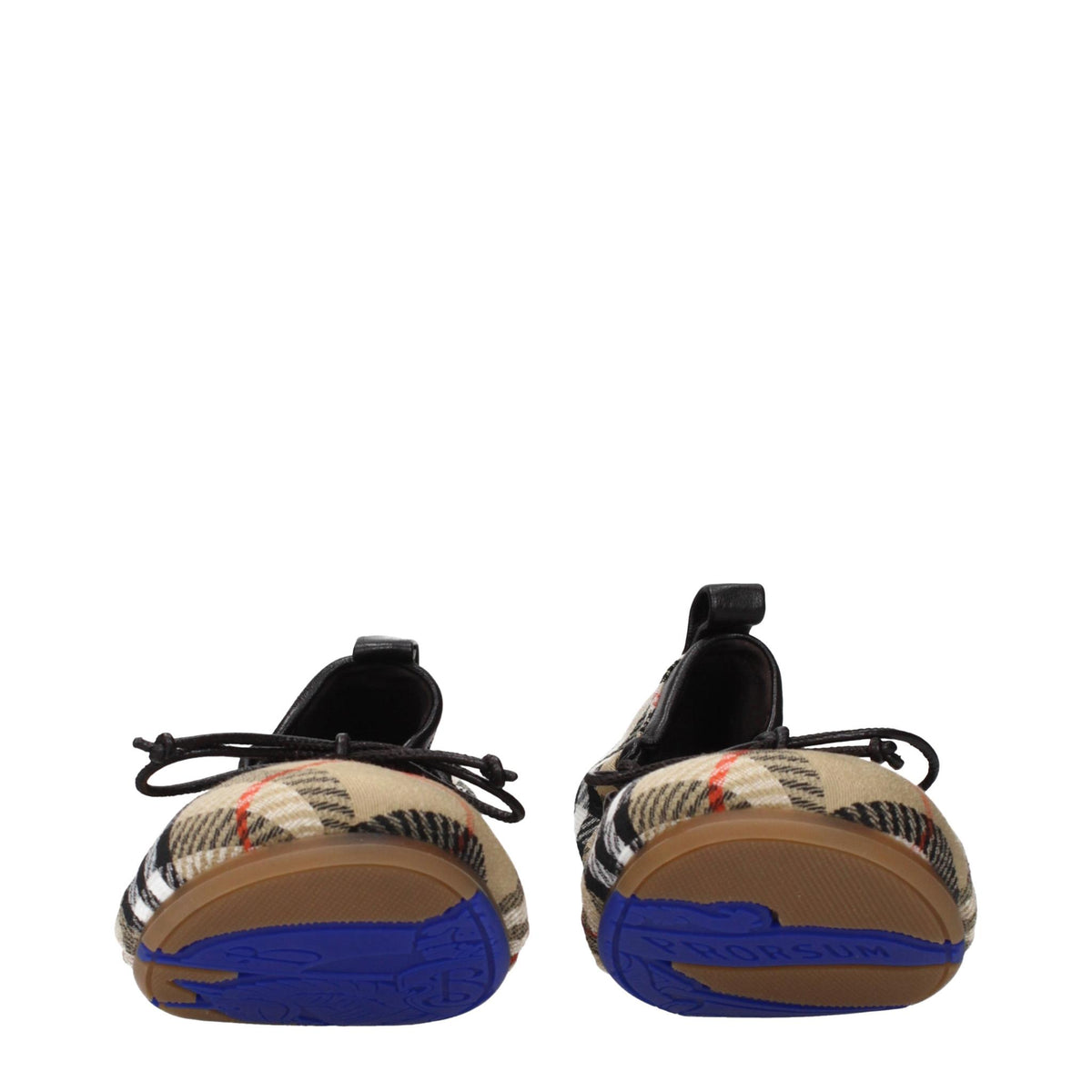 BURBERRY Leather Flat Shoes Women’s Classic Ballet Flats Black