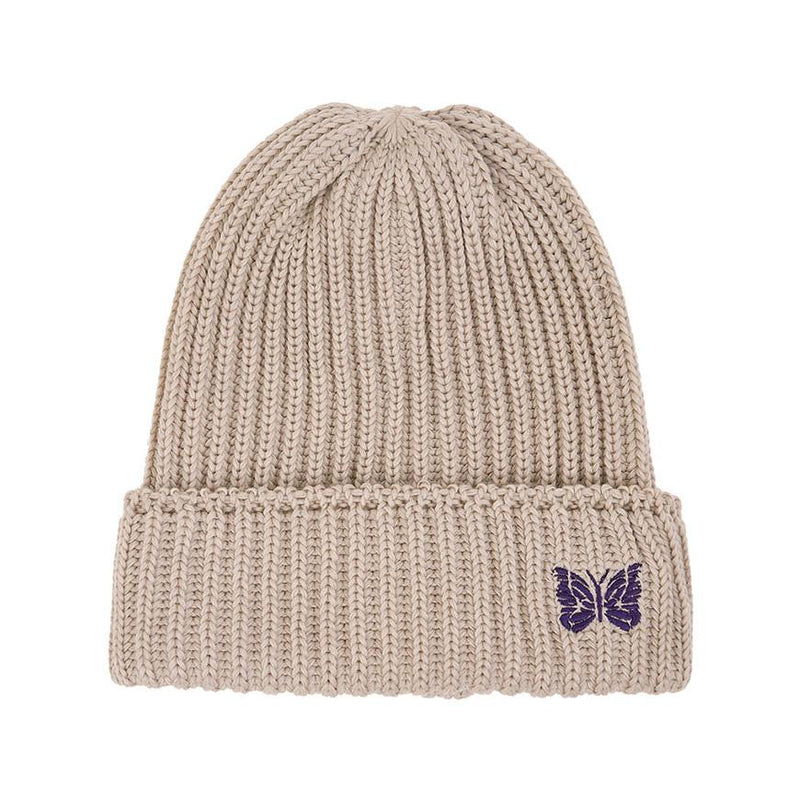 NEEDLES Merino Wool Watch Cap Beanie Unisex RW056 BEIGE