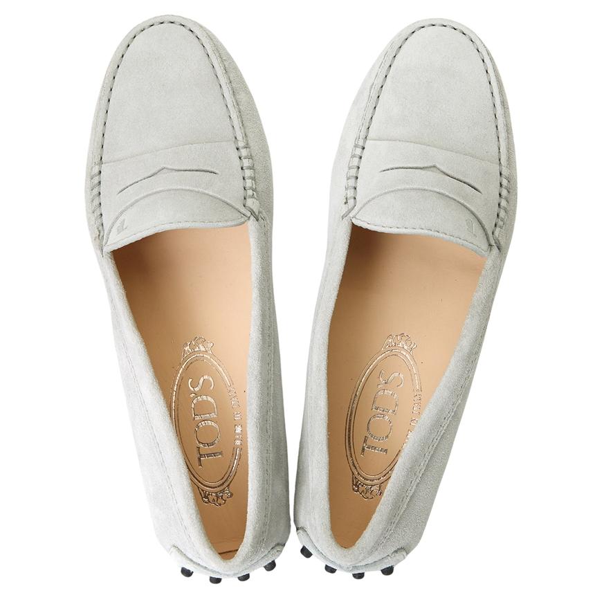 Tods Gommino Women’s Leather Driving Loafers Brown