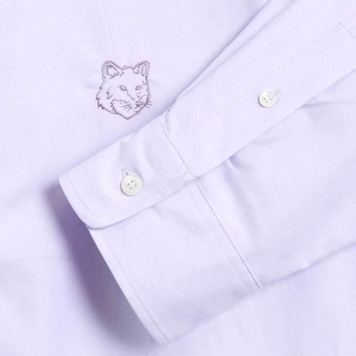 Maison Kitsune Contour Fox Head Skate Long Sleeve Shirt