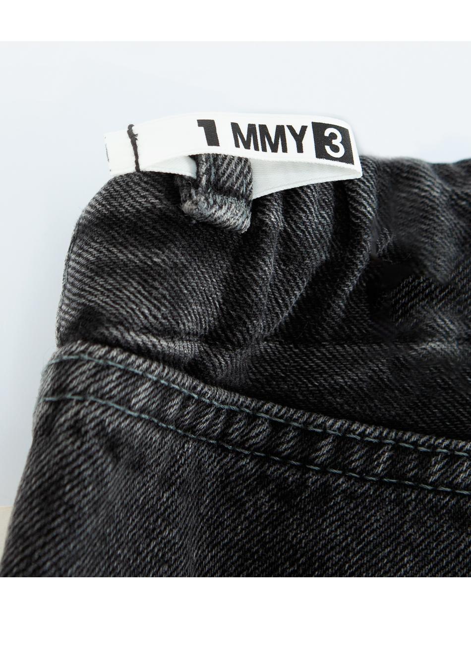 Maison Mihara Yasuhiro Easy Waist Denim Pants for Men J13PT122 BLACK