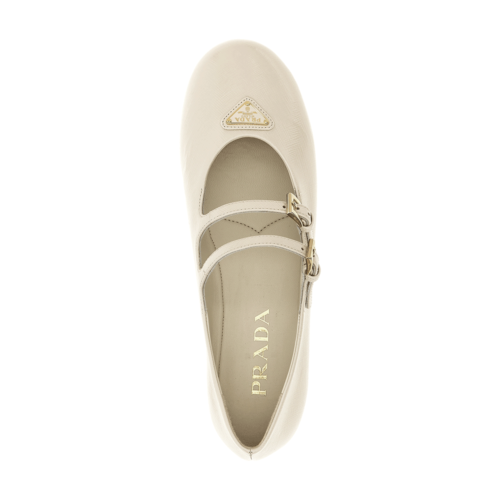 PRADA Double Strap Women’s Ballet Flats 1F794N 3A9S F0304