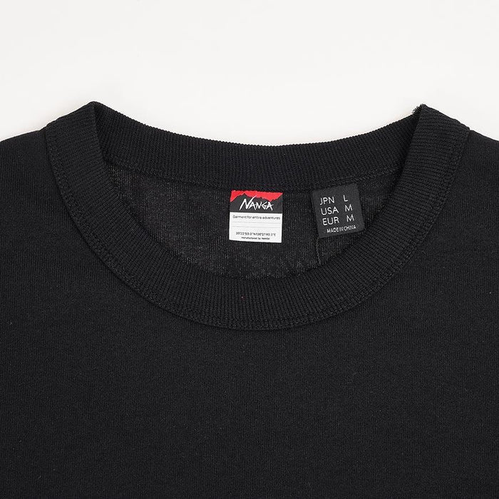 NANGA Men Keep Rolling T-Shirt N2610 1M037Z BLK