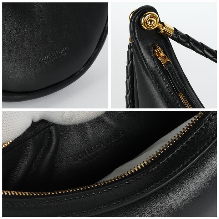 Bottega Veneta Hula Hoop Leather Shoulder Bag 794902 V3IW1 1019