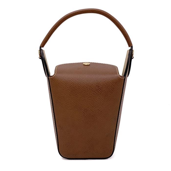 Longchamp EPURE XS Popcorn Bag Shoulder Bag White Leather