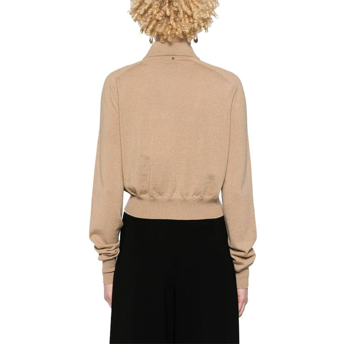 Max Mara Camel Knit Cardigan 22386011600 001