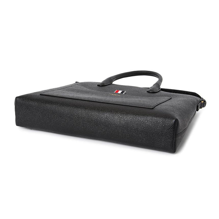 THOM BROWNE Men’s Leather Briefcase Bag MAG444A 00198 001