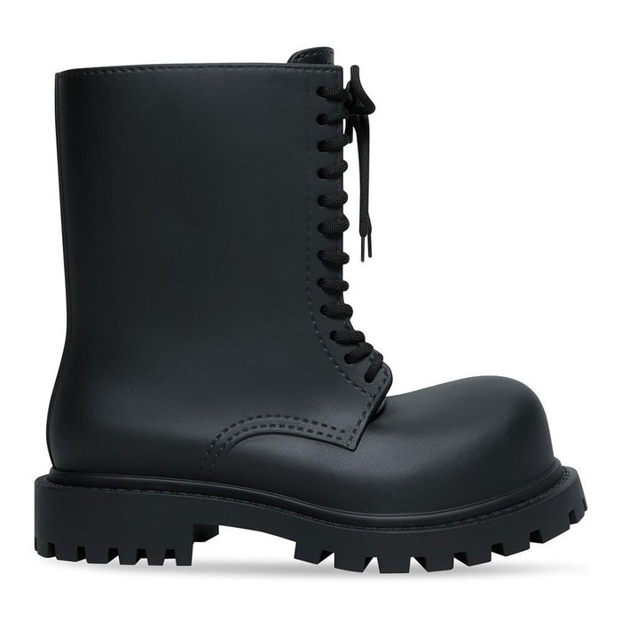 BALENCIAGA Black Leather Chelsea Boots for Men